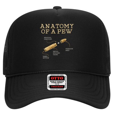 Funny Anatomy Of A Pew Ammo Gun Amendment Meme Trucker Hat