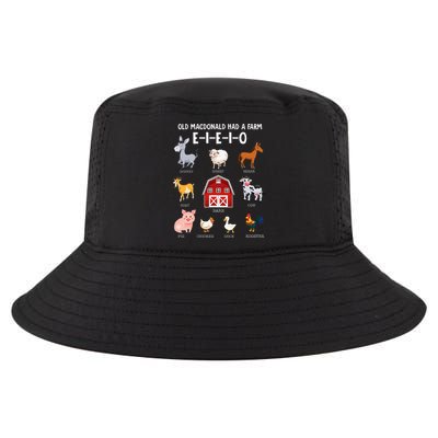Farm Animals Old MacDonald Had A Farm EIEIO Cool Comfort Performance Bucket Hat