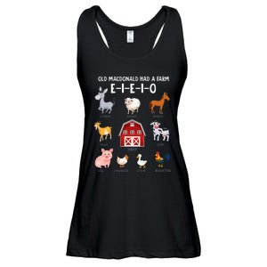 Farm Animals Old MacDonald Had A Farm EIEIO Ladies Essential Flowy Tank