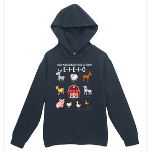 Farm Animals Old MacDonald Had A Farm EIEIO Urban Pullover Hoodie