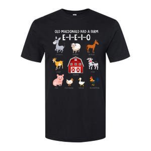 Farm Animals Old MacDonald Had A Farm EIEIO Softstyle CVC T-Shirt