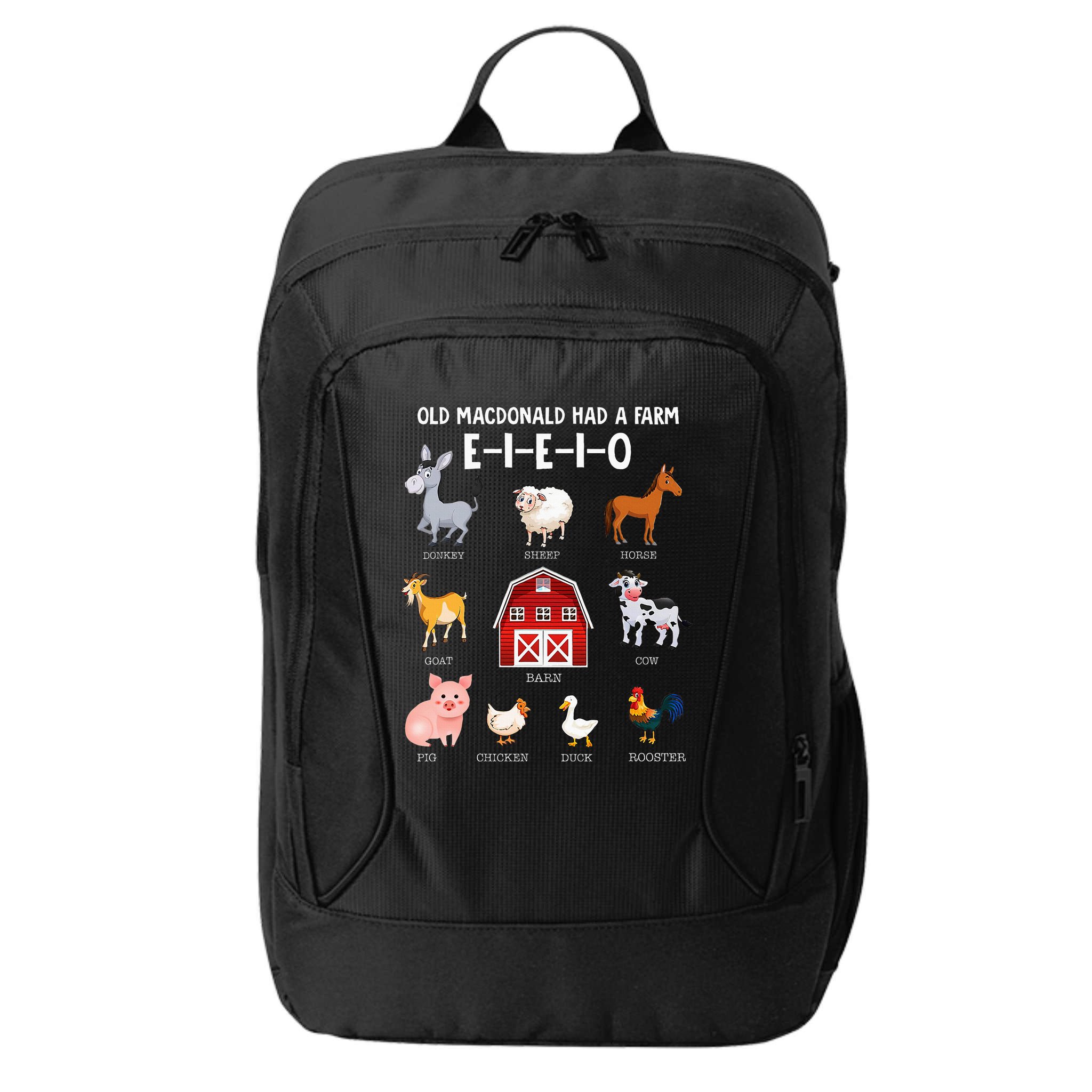 Farm Animals Old Macdonald Had A Farm Eieio City Backpack