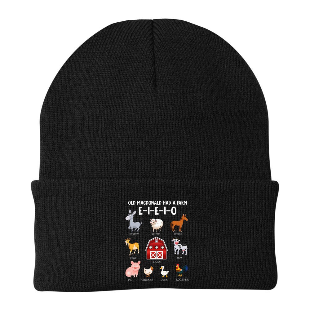 Farm Animals Old Macdonald Had A Farm Eieio Beanie