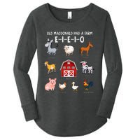 Farm Animals Old Macdonald Had A Farm Eieio Women's Perfect Tri Tunic Long Sleeve Shirt