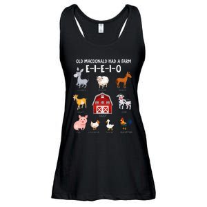 Farm Animals Old Macdonald Had A Farm Eieio Ladies Essential Flowy Tank