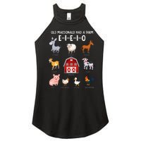 Farm Animals Old Macdonald Had A Farm Eieio Women's Perfect Tri Rocker Tank