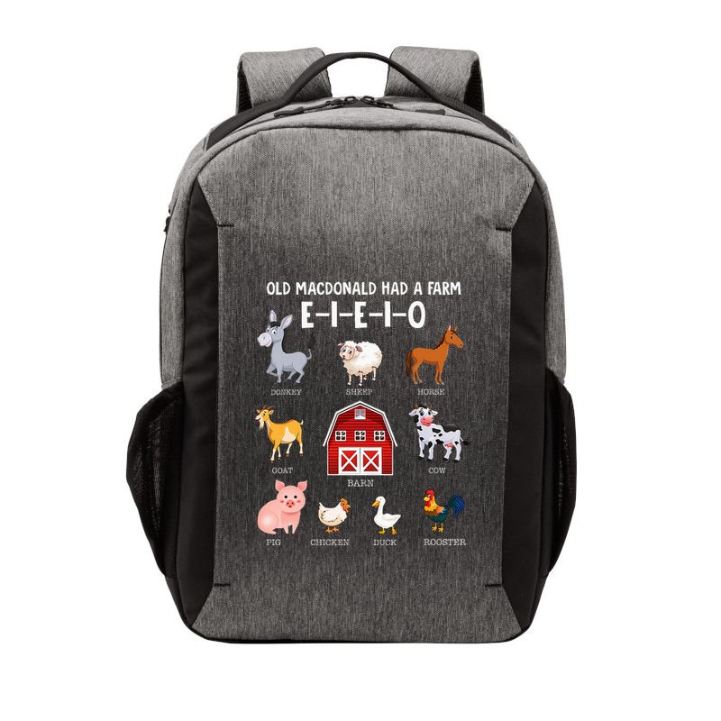 Farm Animals Old Macdonald Had A Farm Eieio Vector Backpack