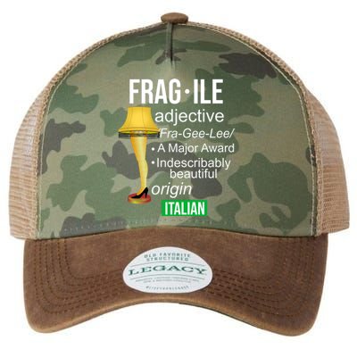 Fragile Adjective Origin Italian A Major Award Legacy Tie Dye Trucker Hat