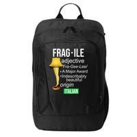 Fragile Adjective Origin Italian A Major Award City Backpack