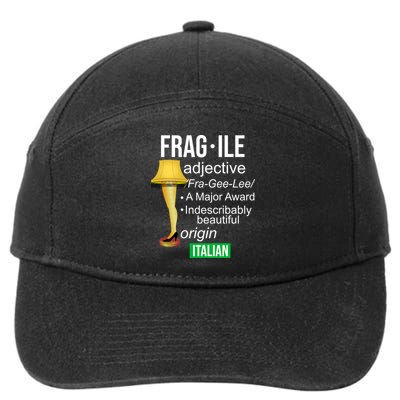 Fragile Adjective Origin Italian A Major Award 7-Panel Snapback Hat