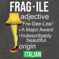 Fragile Adjective Origin Italian A Major Award Vector Backpack
