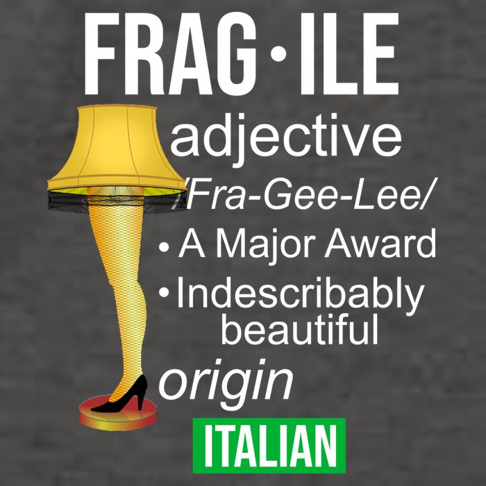 Fragile Adjective Origin Italian A Major Award Vector Backpack