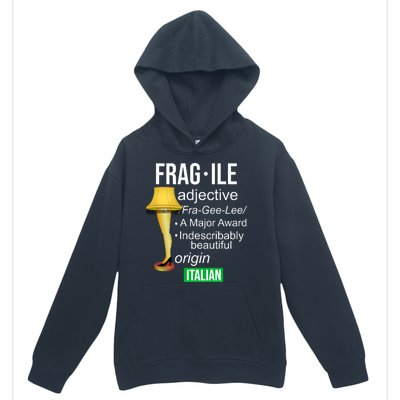 Fragile Adjective Origin Italian A Major Award Urban Pullover Hoodie