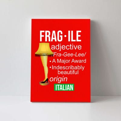 Fragile Adjective Origin Italian A Major Award Canvas