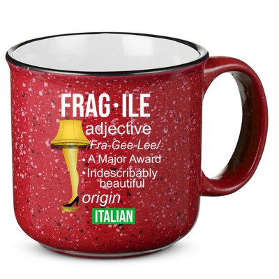 Fragile Adjective Origin Italian A Major Award 15oz Campfire Ceramic Mug