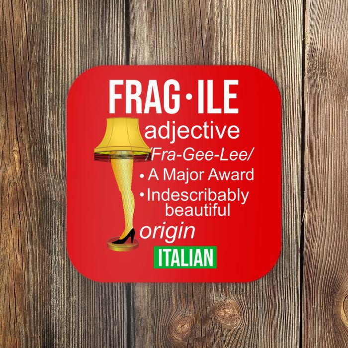 Fragile Adjective Origin Italian A Major Award Coaster