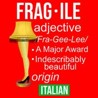 Fragile Adjective Origin Italian A Major Award Flatbill Hat
