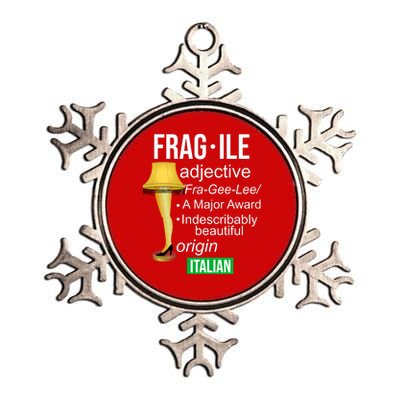 Fragile Adjective Origin Italian A Major Award Metallic Star Ornament