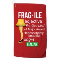 Fragile Adjective Origin Italian A Major Award Golf Towel