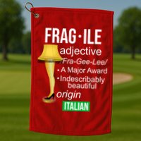 Fragile Adjective Origin Italian A Major Award Golf Towel