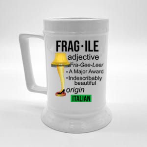 Fragile Adjective Origin Italian A Major Award Beer Stein