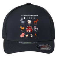 Farm Animals Old Macdonald Had A Farm E I E I O Flexfit Unipanel Trucker Cap