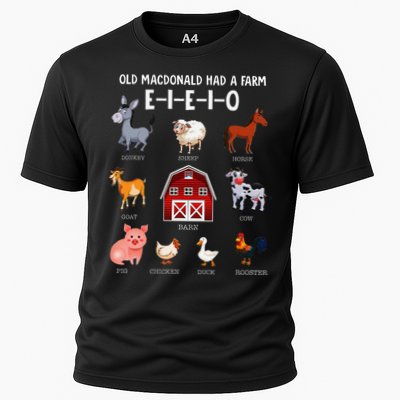 Farm Animals Old Macdonald Had A Farm E I E I O Performance Shirt