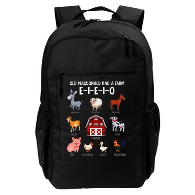 Farm Animals Old Macdonald Had A Farm E I E I O Backpack