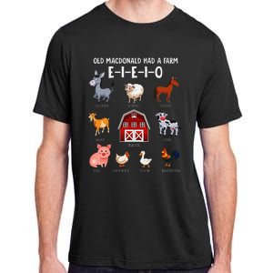 Farm Animals Old Macdonald Had A Farm E I E I O Adult ChromaSoft Performance T-Shirt