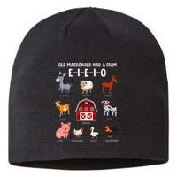 Farm Animals Old Macdonald Had A Farm E I E I O Sustainable Beanie
