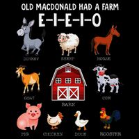 Farm Animals Old Macdonald Had A Farm E I E I O 16 in Basic Backpack