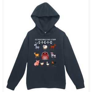 Farm Animals Old Macdonald Had A Farm E I E I O Urban Pullover Hoodie