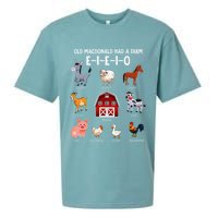 Farm Animals Old Macdonald Had A Farm E I E I O Sueded Cloud Jersey T-Shirt