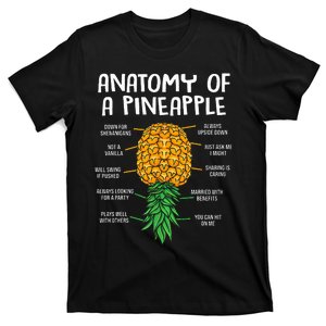 Funny Anatomy Of A Pineapple Swinger  T-Shirt