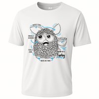 Furby Anatomy Of A Furby Retro Textbook Diagram Cooling Performance Crew T-Shirt
