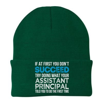 Funny Assistant Principal Gift Funny Gift Knit Cap Winter Beanie