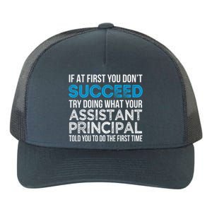 Funny Assistant Principal Gift Funny Gift Yupoong Adult 5-Panel Trucker Hat