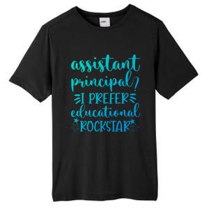 Funny Assistant Principal I Prefer Educational Rockstar Gift Cute Gift Tall Fusion ChromaSoft Performance T-Shirt