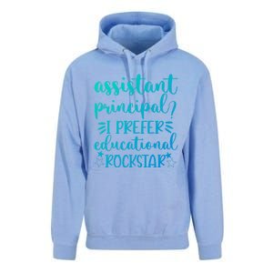 Funny Assistant Principal I Prefer Educational Rockstar Gift Cute Gift Unisex Surf Hoodie