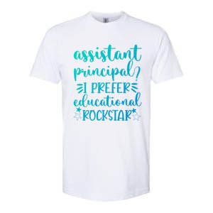 Funny Assistant Principal I Prefer Educational Rockstar Gift Cute Gift Softstyle CVC T-Shirt