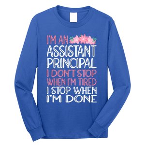 Funny Assistant Principal Gift Long Sleeve Shirt