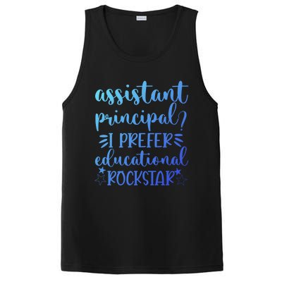 Funny Assistant Principal I Prefer Educational Rockstar Gift Cute Gift PosiCharge Competitor Tank