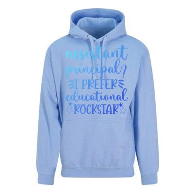 Funny Assistant Principal I Prefer Educational Rockstar Gift Cute Gift Unisex Surf Hoodie