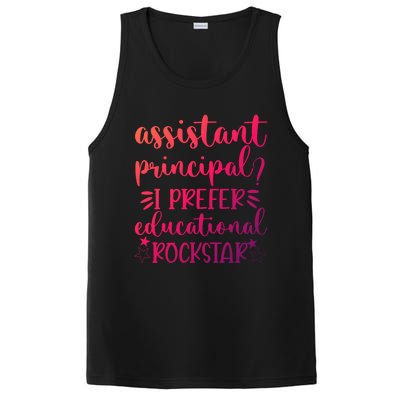 Funny Assistant Principal I Prefer Educational Rockstar Gift Cute Gift PosiCharge Competitor Tank