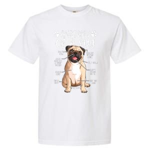 Funny Anatomy Pug Dog Pug Lover Garment-Dyed Heavyweight T-Shirt