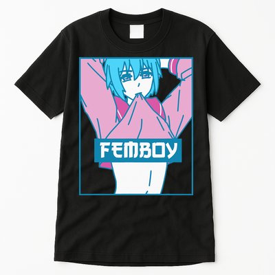 Femboy Aesthetic Pastel Yaoi Anime Boy Crossdressing Tall T-Shirt