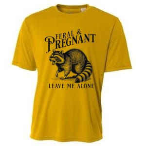 Feral And Pregnant Racoon Cooling Performance Crew T-Shirt