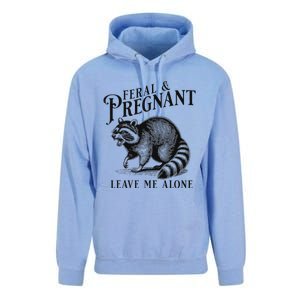 Feral And Pregnant Racoon Unisex Surf Hoodie