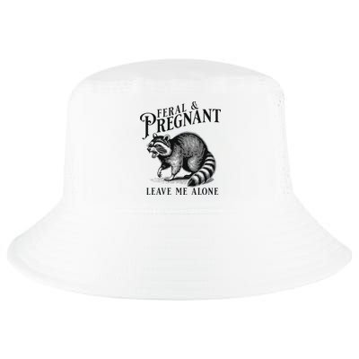 Feral And Pregnant Racoon Cool Comfort Performance Bucket Hat