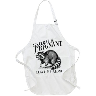 Feral And Pregnant Racoon Apron
